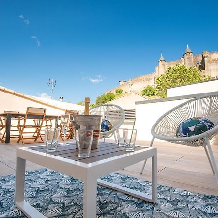 Ferienwohnung La Terrasse De La Tour Pinte. Carcassonne Exterior foto