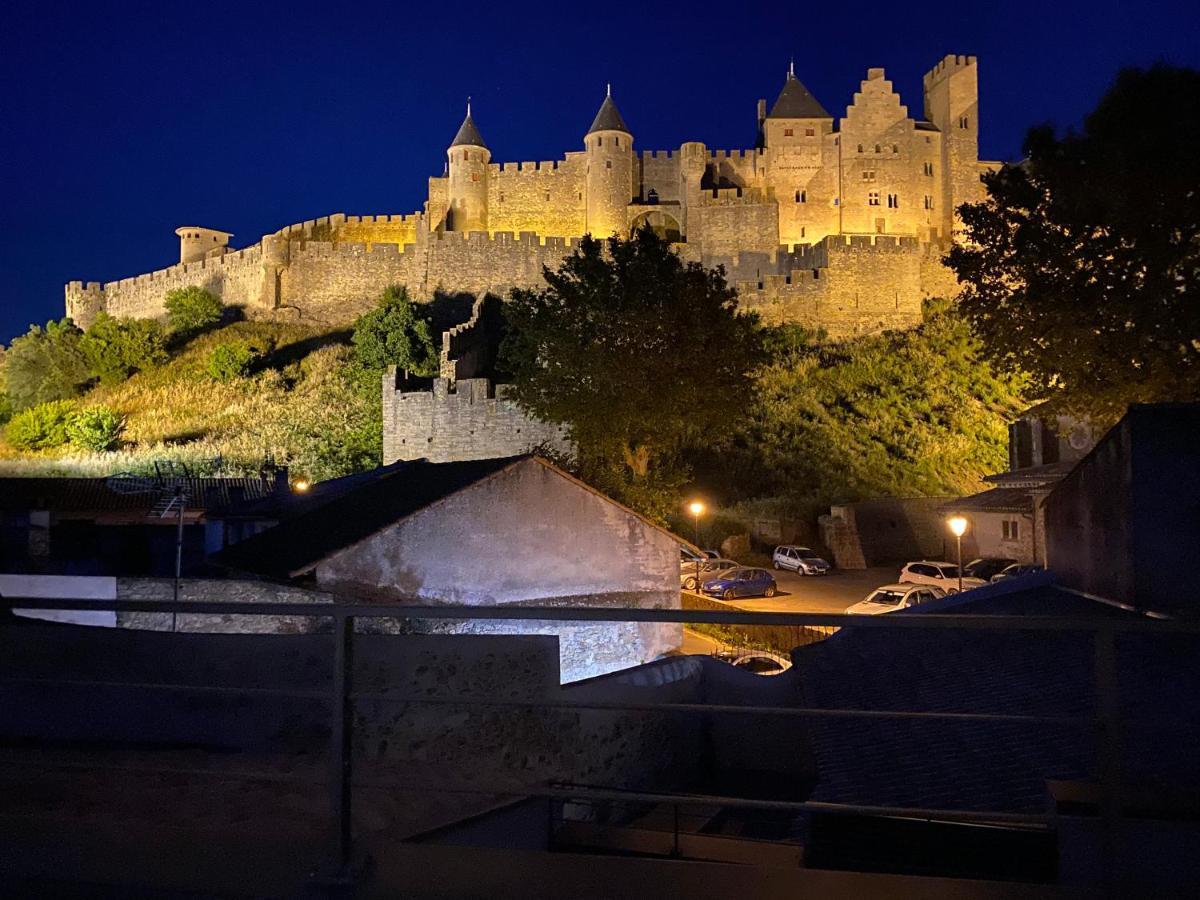 Ferienwohnung La Terrasse De La Tour Pinte. Carcassonne Exterior foto